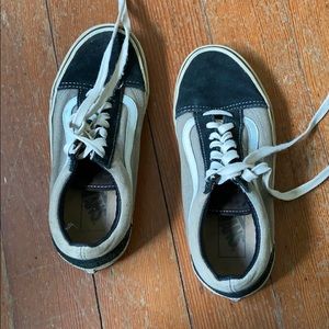 Brown and Black Old Skool Vans